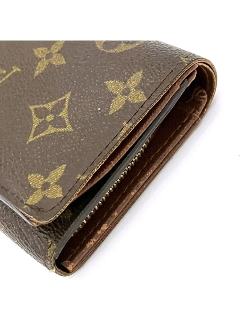 Louis Vuitton Portefeuille Tresor Monogram Bifold Wallet Canvas